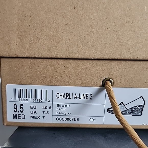 NEW!! Gentle Souls Charli A-Line 2 Leather Espadrille - Picture 3 of 4